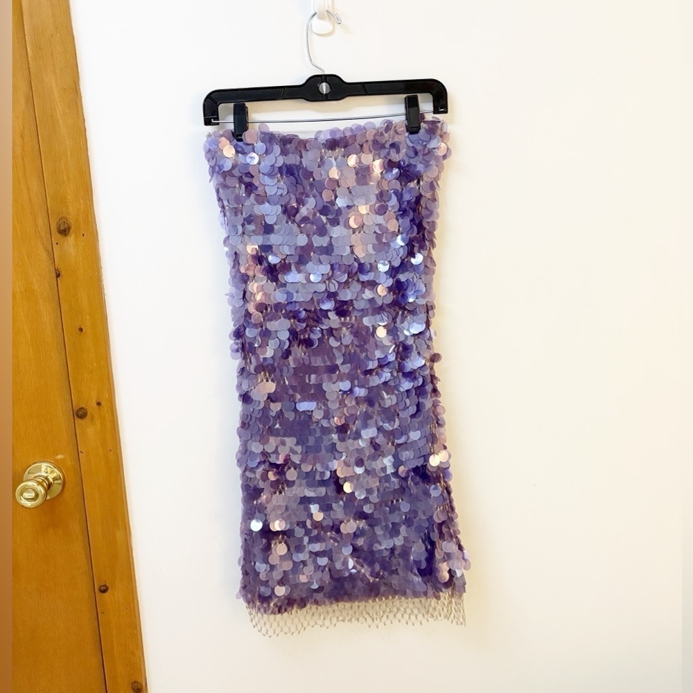 New Tory Burch Sequin Shell Skirt - Picture 11 of 15